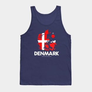 Denmark Unleashed - Red, White, and Bold All Over Tank Top